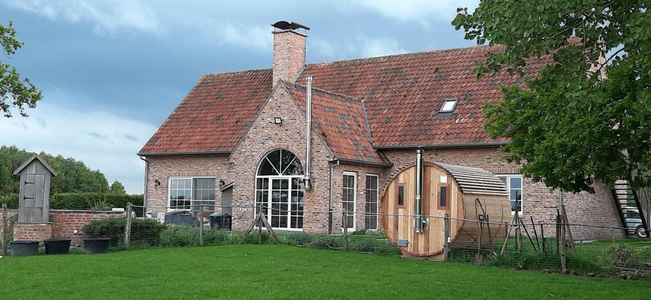 B & B Victors Hof, Met Zwemvijver In Landelijke Setting Lievegem Kültér fotó